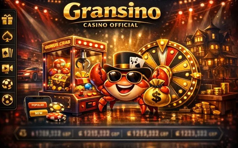 Gransino Casino main lobby banner
