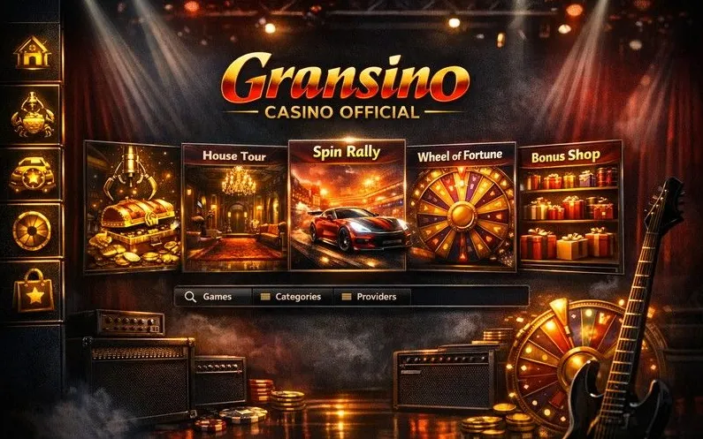 Gransino Casino registration page banner