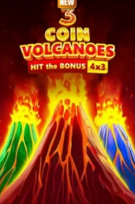 3 Coin Volcanoes slot tile